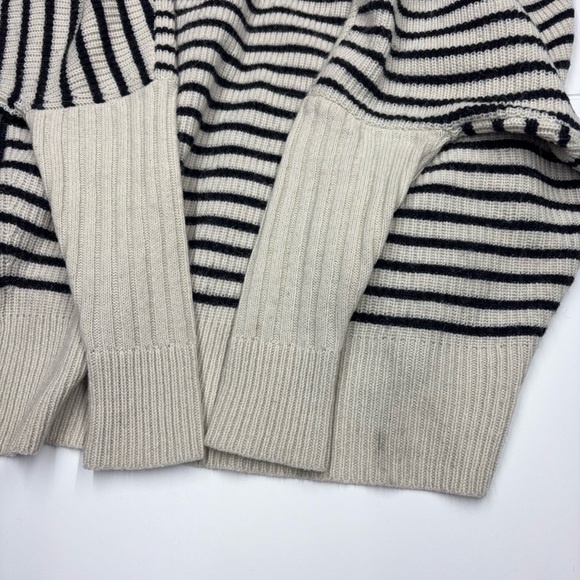 ALLSAINTS Thorpe Striped Open Cardigan Wool Alpaca Blend Size M - Picture 9 of 12